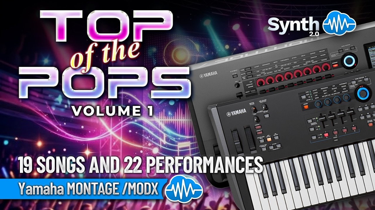 SJL013 - Top of the Pops V1 - Yamaha MODX / PLUS / M ( 19 songs ) - Video Preview 1