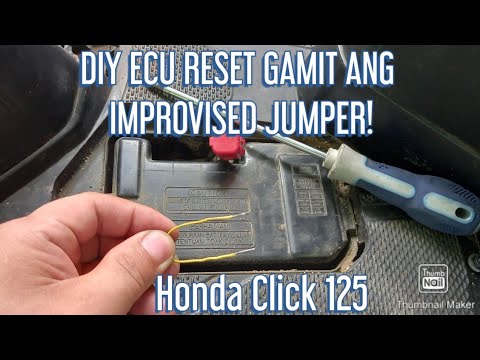 DIY PAANO MAG RESET NG  ECU SA HONDA CLICK 125