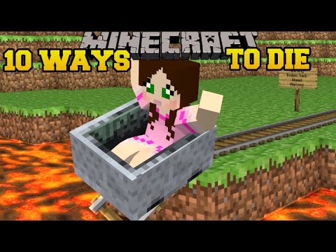 Minecraft: CRAZIEST DEATHS IMAGINABLE! - MORE WAYS TO DIE - Custom Map