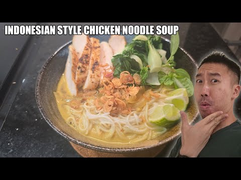 Indonesian Style Chicken Noodle Soup