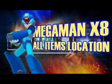 Megaman X8 - All Rare metal / Armor / Items Locations