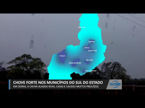 Fortes chuvas alagam ruas, casas e causam prejuízos no sul do Piauí 16 03 2023