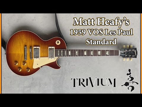 Matt Heafy | Gibson Les Paul VOS 1959 Unboxing + First Impressions / Trivium