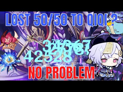 LOST 50/50 TO QIQI ? | Cryo Dps Qiqi Build  | Genshin Impact