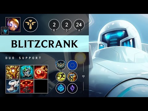 Blitzcrank Support vs Rakan - EUW Challenger Patch 25.17