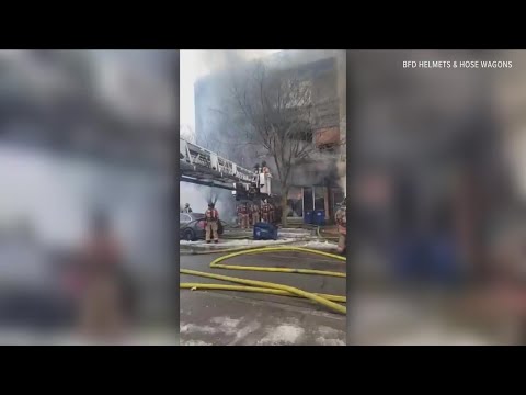 4-alarm fire on Main street in downtown Buffalo