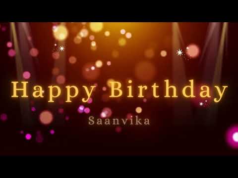 Happy Birthday Saanvika!