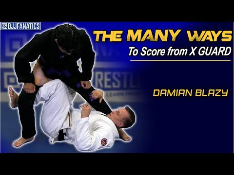 How to Score In Jiu Jitsu from X Guard by Damian Blazy