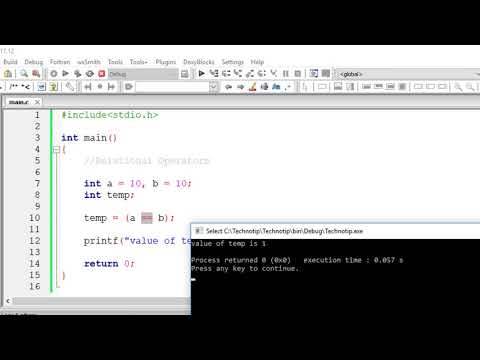 Relational Operators In C