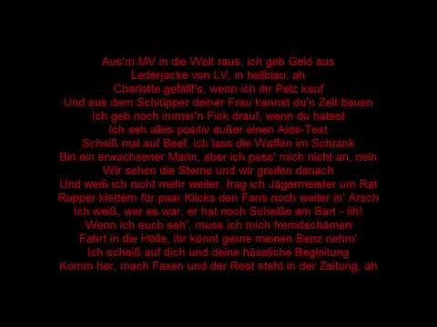 Sido feat. Dillon Cooper - Ackan (Lyrics on Screen)