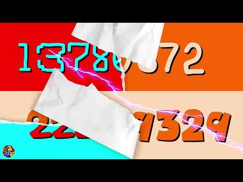 colorful numbers 1 to 36 million!