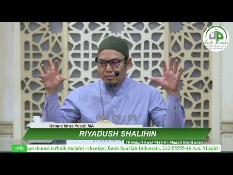Riyadhus Shalihin ( Hadits-2, Bab-26 Keharaman Kedzhaliman) - Ustadz Idrus Yusuf, MA