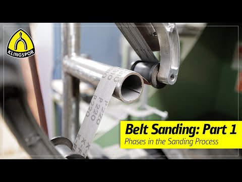 Belt Sanding Part 1: Phases in the sanding process | KLINGSPOR Abrasives USA