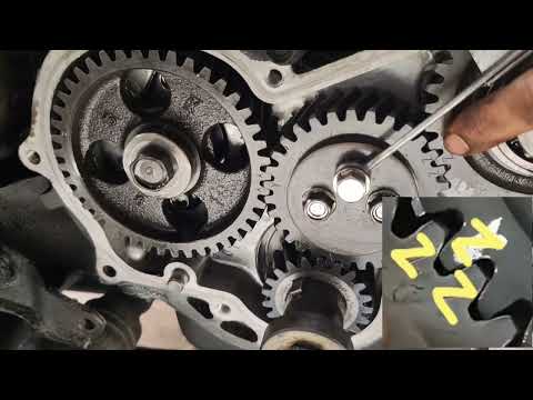 ISUZU 4JB1 Engine Timing Gear Marks.​