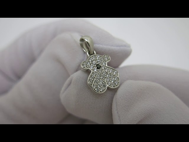 Срібний кулон "Ведмедик Tous" ксх36 Відео огляд