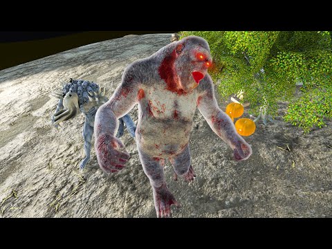 1v1 HALLOWEEN BATTLE ARBS | Mutant Primates Vs Infernals + Fantasy | Animal Revolt Battle Simulator