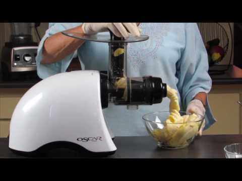 How to make Fruit Ice Cream with the Oscar Juicer - Classic model