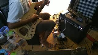 Video thumbnail for vintage guitar Tikili, fender fm65r amp with spring reverb, by amirul bakol gitar