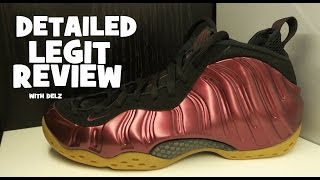 Nike Air Foamposite One Maroon Gum Bottom Sneaker (Detailed Review)