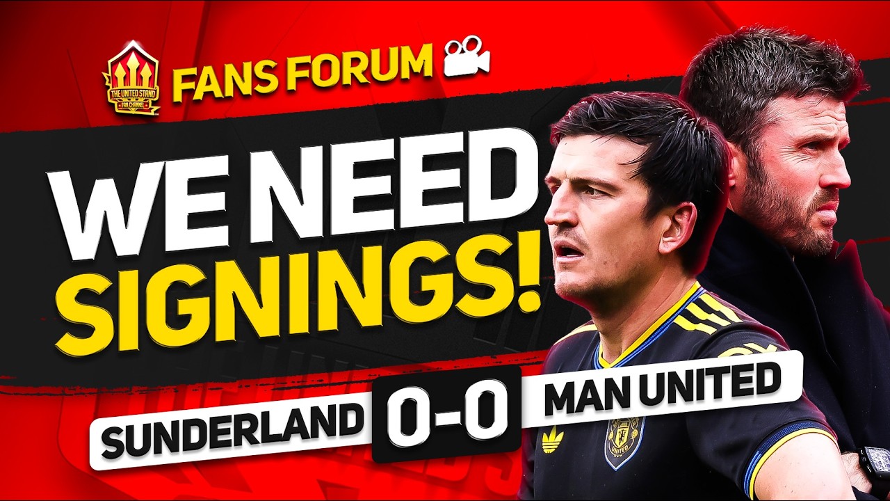 Carrick's Cry for Help! Sunderland 0-0 Man Utd! Fans' Forum