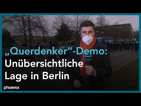 Demos zum Infektionsschutzgesetz: Reporter Marlon Amoyal aus Berlin nach den Demos