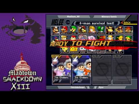 MTSD13 - ThisSideDown (Fox, Ice Climbers) vs Ryse (Ice Climbers) SSBM Winners Semis