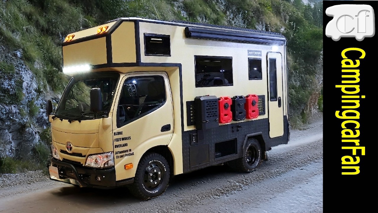 【DN-75：ダイレクトカーズ】詳細レビューと他車比較：オフロード仕様の全長5m未満カムロードキャブコンキャンピングカー