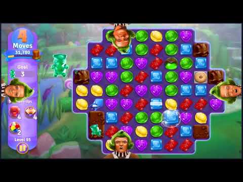Wonka's World of Candy Level 95 - NO BOOSTERS + FULL STORY 🍫 | SKILLGAMING ✔️