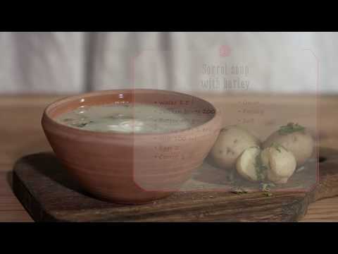 How to make Sorrel soup with barley. Localtaste.lt