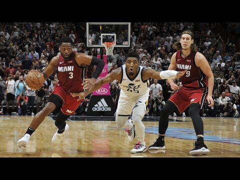 Dwyane Wade Game Winner vs Jazz! Whiteside 23 Pts 20 Rebs! 2018-19 Season