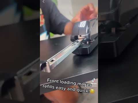 The features you need an an electric stapler with the eco-friendly promise you want.