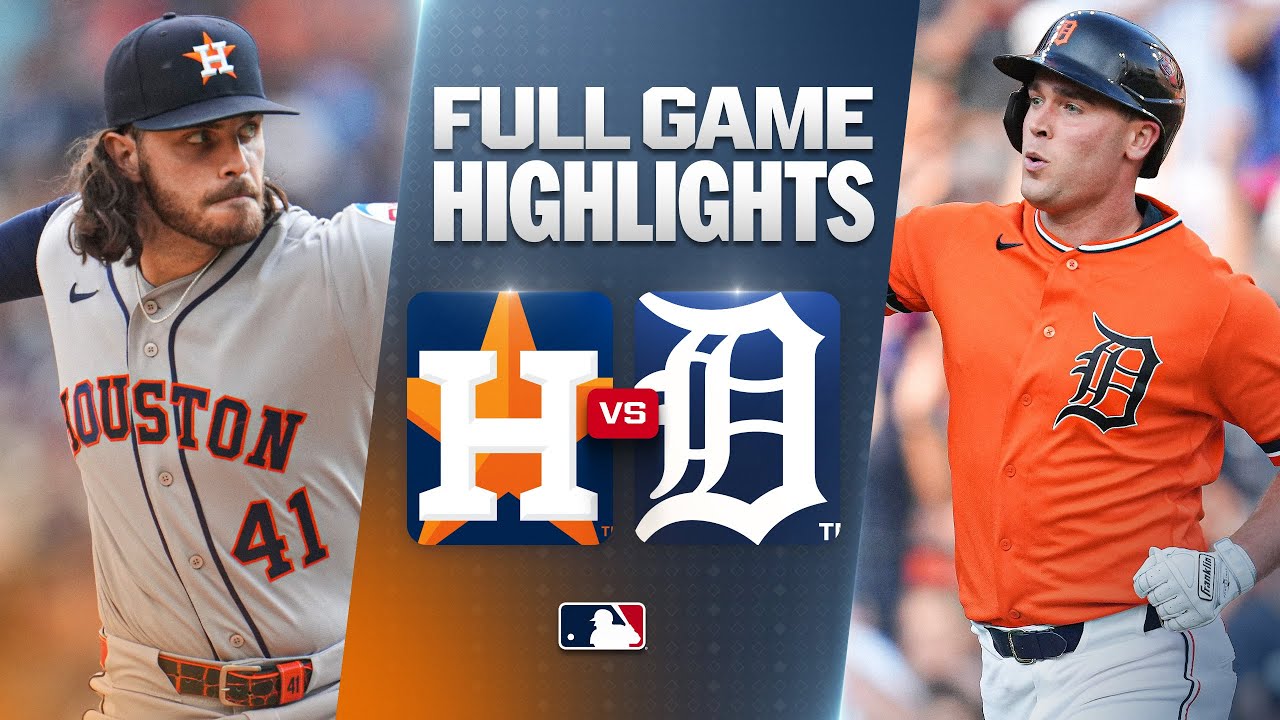 6월27일 휴스턴 디트로이트 MLB 하이라이트