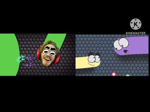 Slither.io  Logic Vs Slither.io Logic 8 (Side By Side)