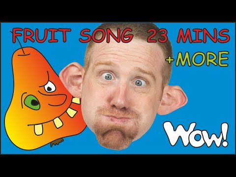 Fruit Song for Kids + MORE Songs Compilation for Kids from Steve and Maggie | English for Children