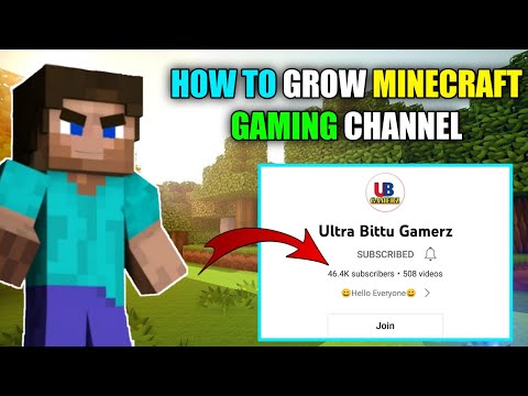 How To Grow Minecraft Gaming Channel 2022 | Best Viral Topics For Videos | Ultra Bittu Gamerz