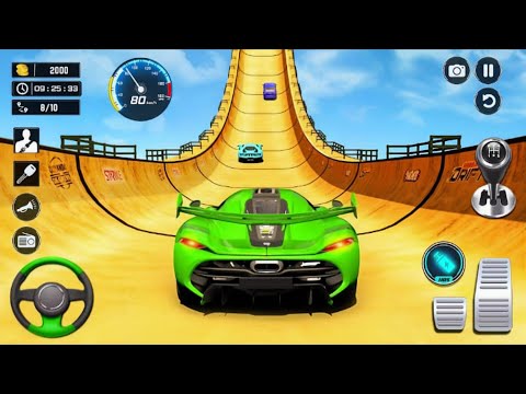 Car Stunts Impossible Tracks Racing 2022 - Ultimate Races Mega Ramps 3D - Android GamePlay #2