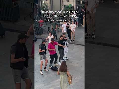 IMAGINE you're walking and you see this guys, do you JOIN them ?