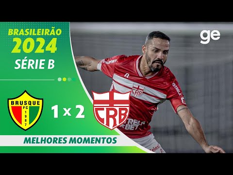 Gols e lances de Brusque x CRB