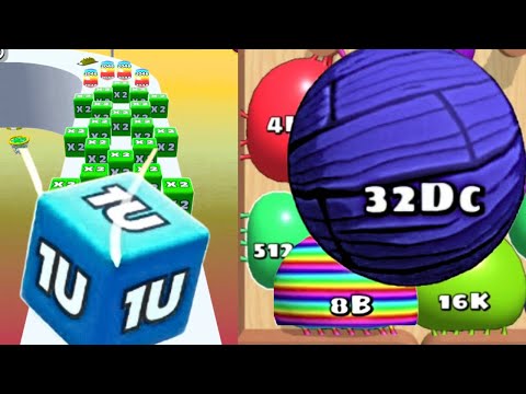 Live: [Day 21] Blob Merge 3D- 32DC vs Jelly Run 2048- [Latest Updates vs Previous] MAX LEVELS 👌😎