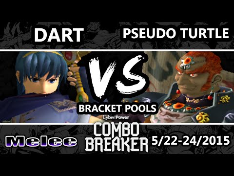 Combo Breaker - Dart (Marth) Vs. Pseudo Turtle (Ganondoef) SSBM Pools WF - Smash Melee