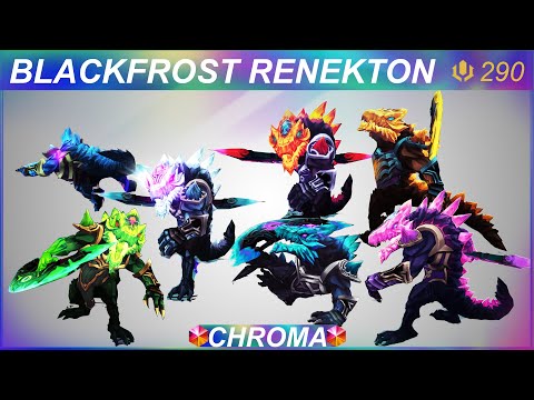 Blackfrost Renekton Chromas Preview | SKingdom - League of Legends