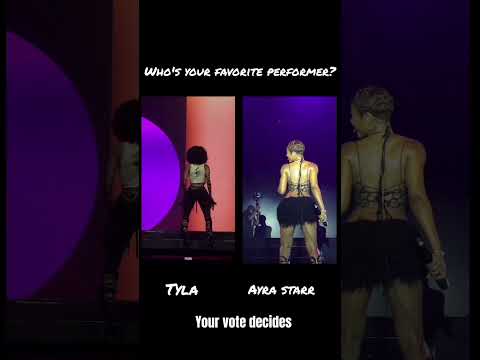 Who's your favorite performer? Let's decide on the comments. #ayrastarr or #tyla