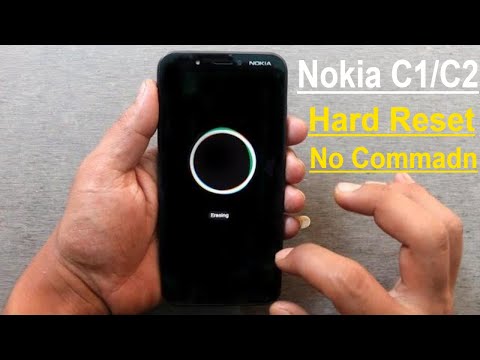 Nokia C1/C2 Hard Reset & Frp Bypass Lock Without Box 2021 Format Screen Lock Nokia Ta-1165/Ta-1204