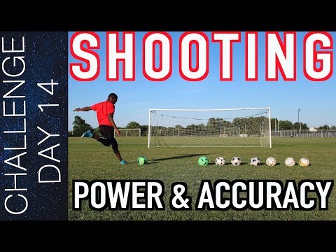 TOP 5 SOCCER SHOOTING DRILLS - HOW TO SHOOT A SOCCER BALL WITH POWER AND ACCURACY | Day 14 thumbnail