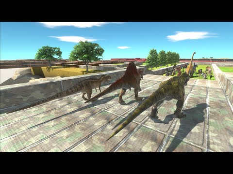 Escape from The Biggest Carnivore Dinosaurs - Animal Revolt Battle Simulator