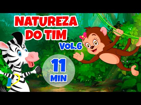 Natureza do Tim Vol. 6 - Giramille 11 min | Desenho Animado Musical