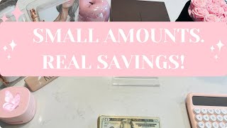 ✨How Mini Saving Challenges Turn Small Amounts Into Real Savings| # budget #cashstuffing #savemoney 