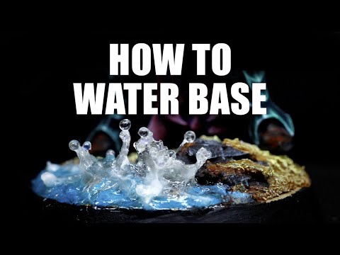 How to make water effect bases for Idoneth Deepkin