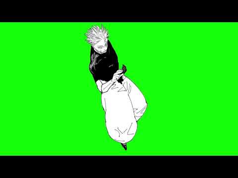 GOJO SATORU GREEN SCREEN MANGA ANIMATION「 MANGA 」「 ANIME 」「 FREE CLIPS 」#capcutpc