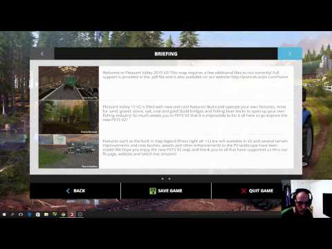 Playing Farming simulator 2015 PV2015V2